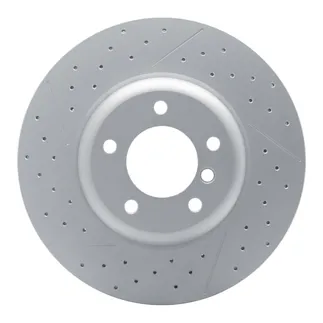 R1 Concepts PCP-31085A Hi-Carbon Alloy GEOMET Coated Rotor - Drilled and Slotted